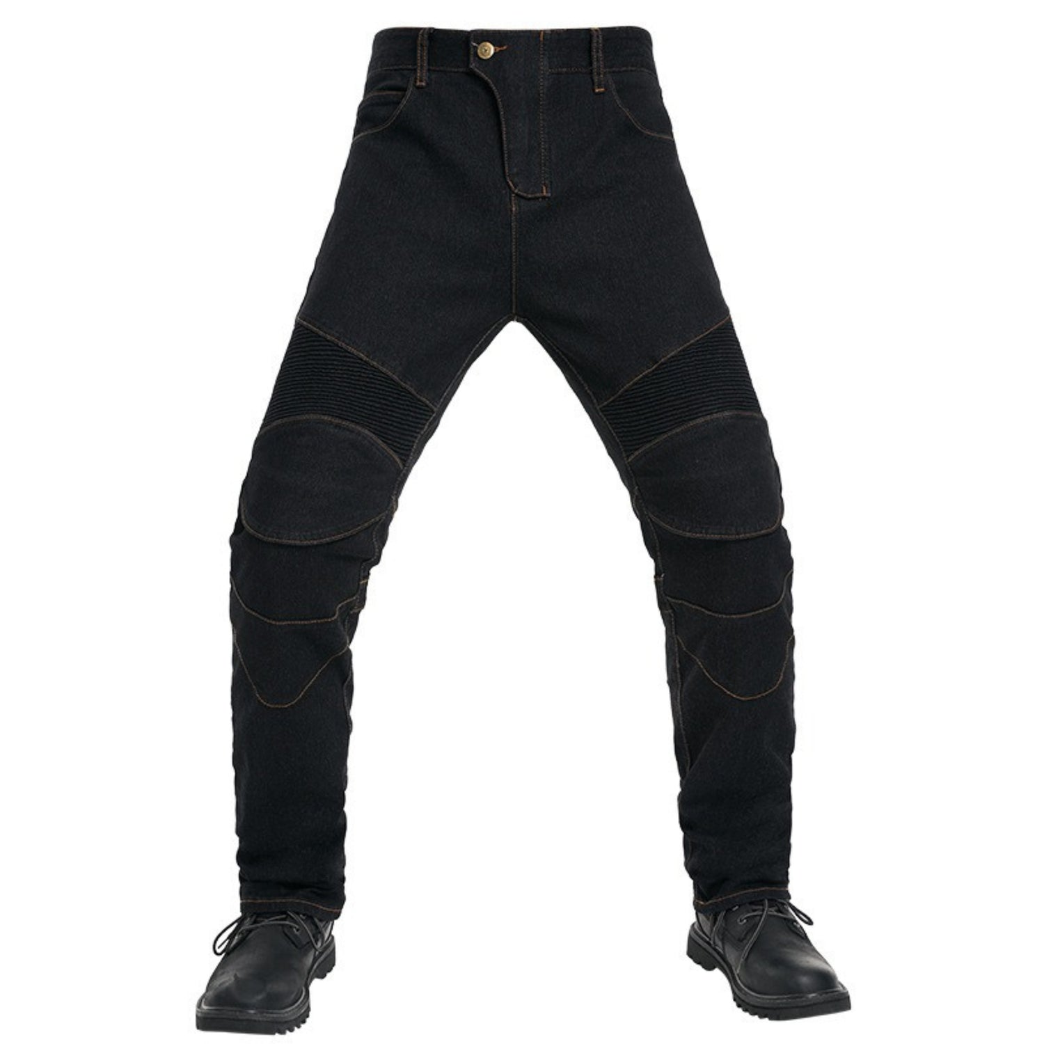 Motorbroek Jeans Zwart met Protectie