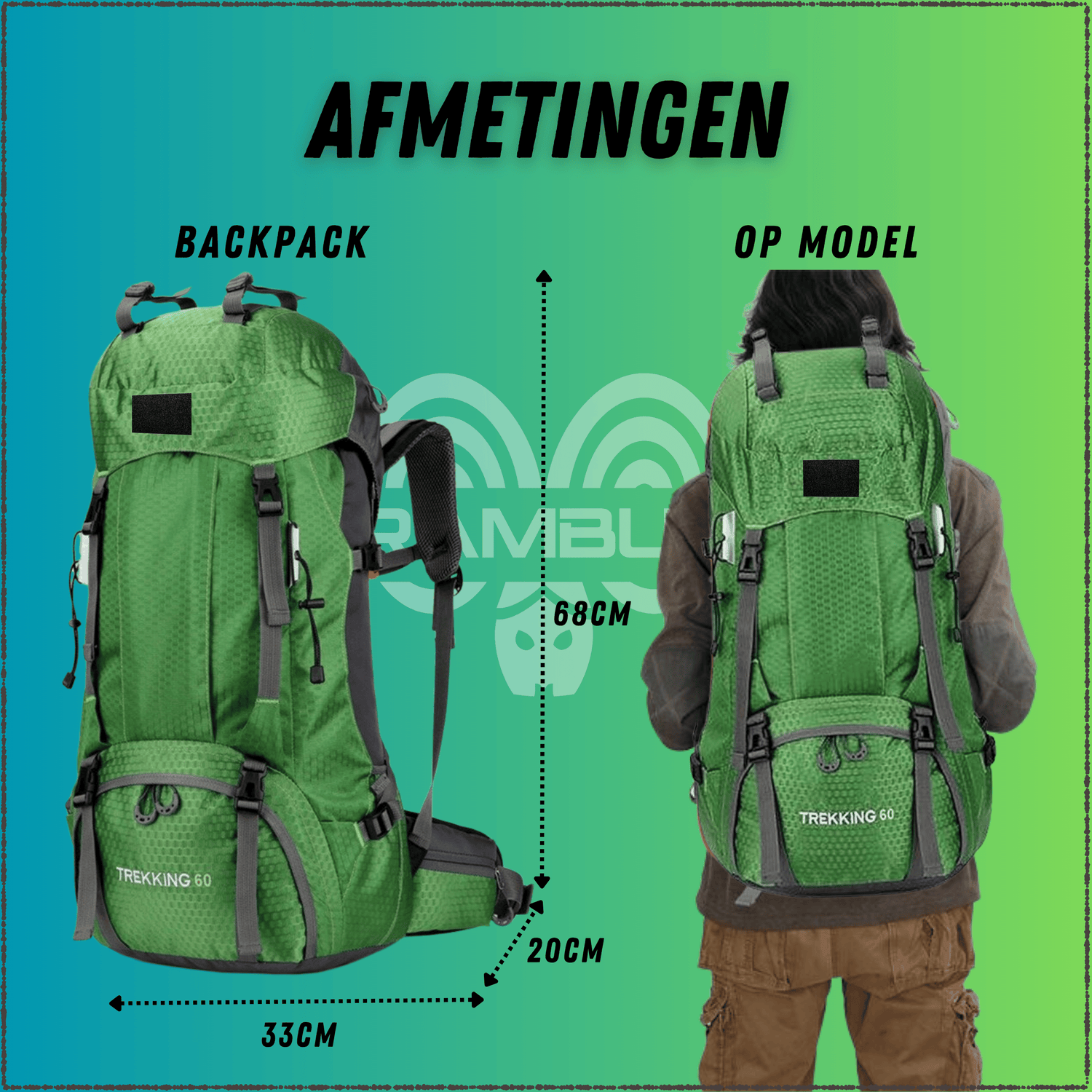 Backpack Adventure 60L Groen