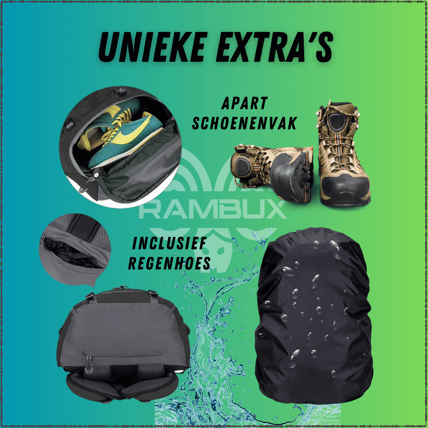 Backpack Adventure 60L Groen