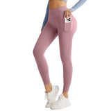 Sportlegging Dames Roze High Waist