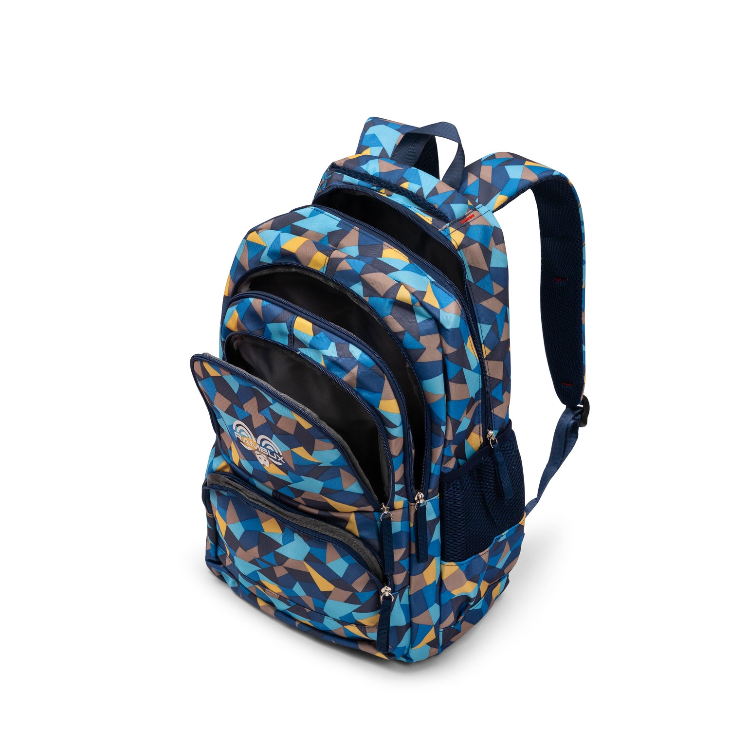 Schooltas Abstract Blauw