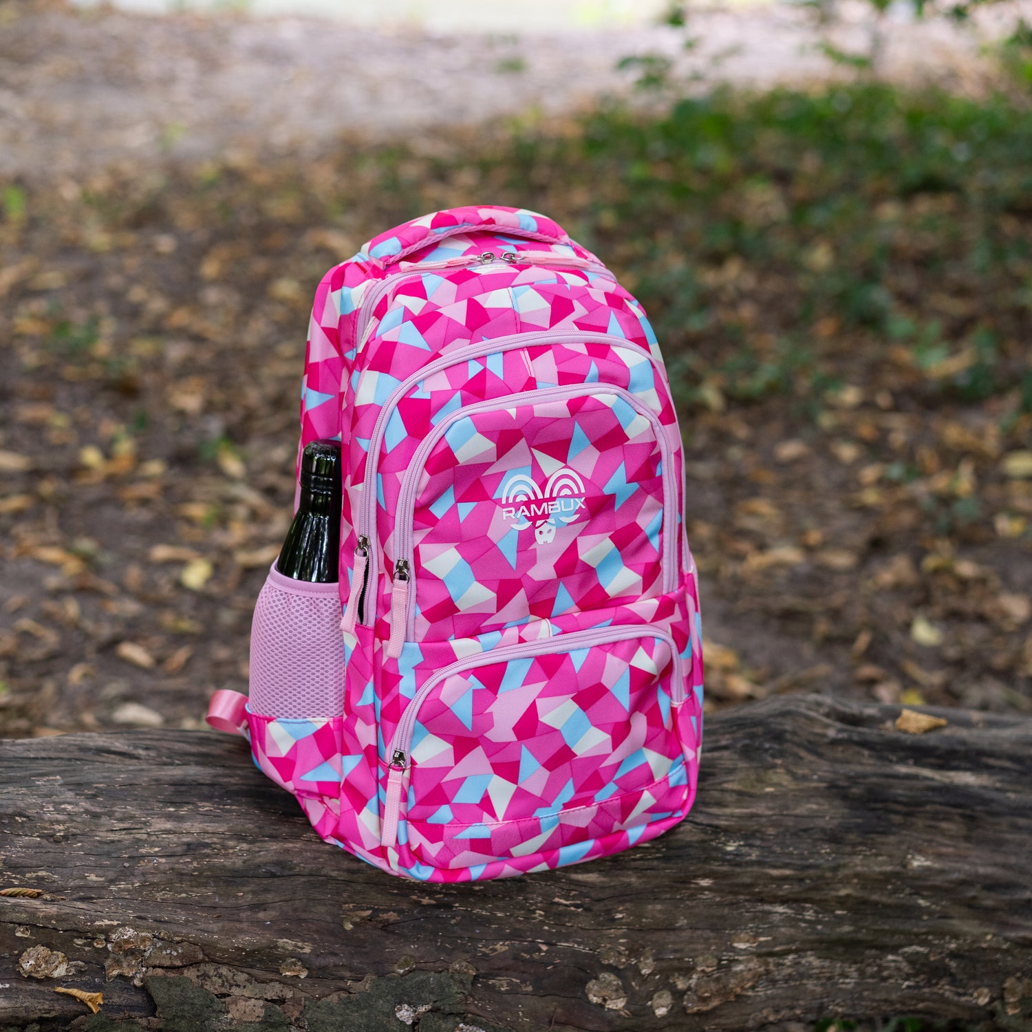 Schooltas Abstract Rozerood